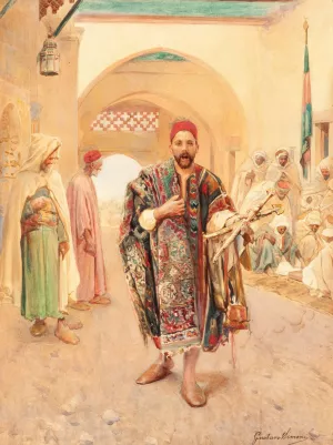 Marchand Ambulant by Gustavo Simoni Oil Painting