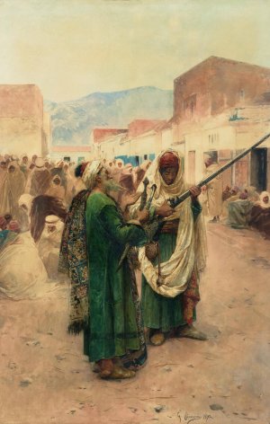 The Arms Dealer Oil painting by Gustavo Simoni