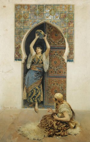 The dance by Gustavo Simoni Oil Painting