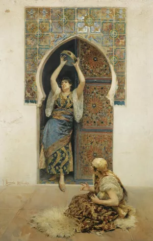 The dance by Gustavo Simoni Oil Painting