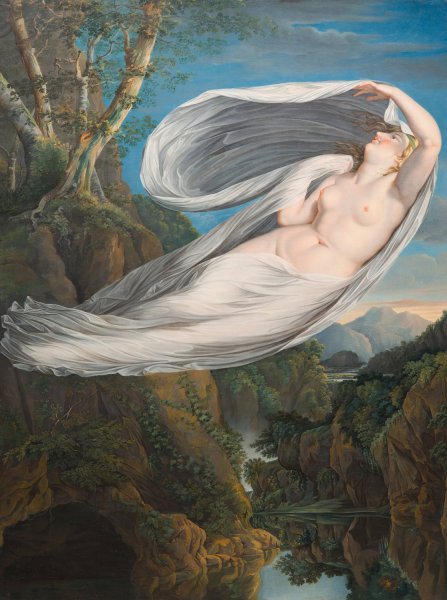 Main Product Photo of Echo Flying from Narcissus  Painting by Guy Head