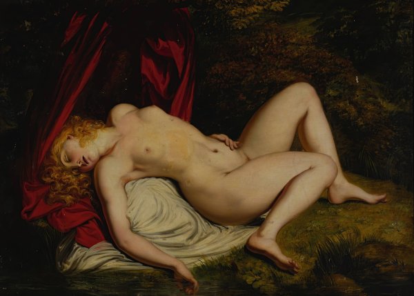 Reclining nude by Guy Head - Hand-Painted Oil Painting Reproduction