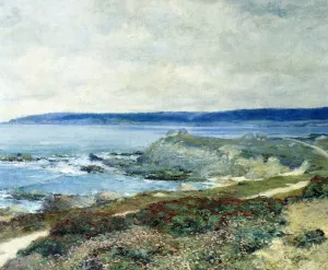 A Grey Day Carmel painting by Guy Orlando Rose