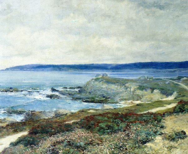 Main Product Photo of A Grey Day Carmel Painting by Guy Orlando Rose