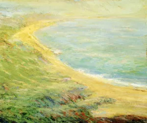 Bluff at Pourville Oil painting by Guy Orlando Rose