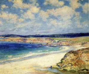 Carmel Beach painting by Guy Orlando Rose