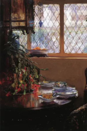 From the Dining Room Window Oil painting by Guy Orlando Rose