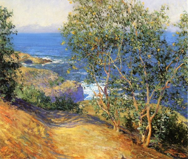 Indian Tobacco Trees, La Jolla by Guy Orlando Rose - Hand-Painted Oil Painting Reproduction