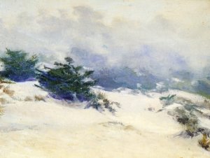 Misty Dunes, Carmel by Guy Orlando Rose Oil Painting