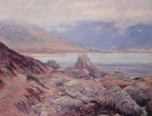 Path Along the Shore by Guy Orlando Rose Oil Painting