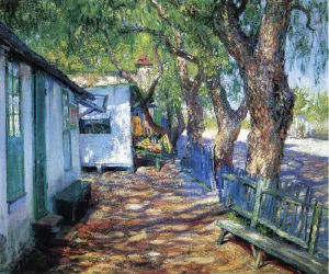 San Gabriel Road painting by Guy Orlando Rose