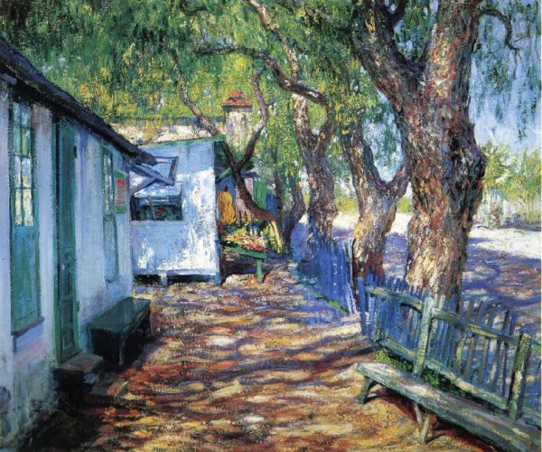 San Gabriel Road by Guy Orlando Rose - Hand-Painted Oil Painting Reproduction