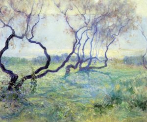 Tamarisk Trees in Early Sunlight by Guy Orlando Rose Oil Painting