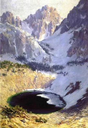 The Blue Pool Near Mt. Whitney by Guy Orlando Rose - Oil Painting Reproduction