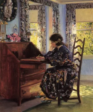 The Difficult Reply painting by Guy Orlando Rose