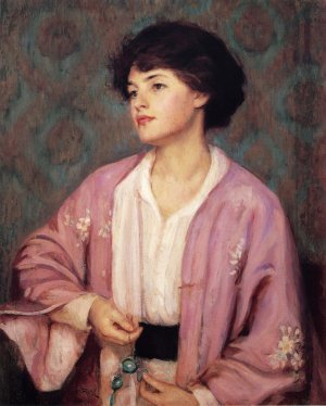 The Lavalier by Guy Orlando Rose Oil Painting