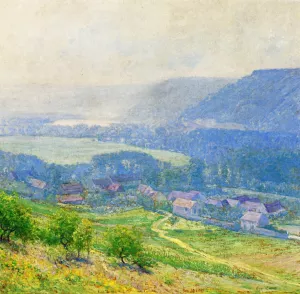 The Saine Valley, Giverny by Guy Orlando Rose Oil Painting