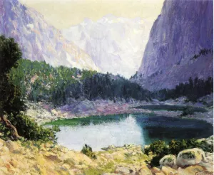 Twin Lakes, High Sierra painting by Guy Orlando Rose