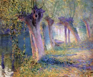 Untitled also known as River Epte, Giverny by Guy Orlando Rose Oil Painting
