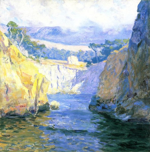 Vista from Point Lobos by Guy Orlando Rose - Hand-Painted Oil Painting Reproduction