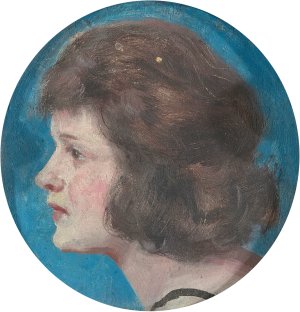 Portrait Of A Lady by Guy Rose Oil Painting