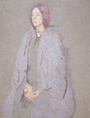 Woman with Cloak by Gwen John Oil Painting
