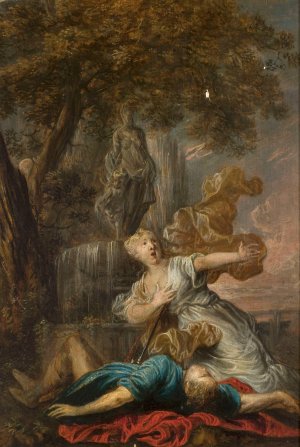 Pyramus and Thisbe by Gysbrecht Thys Oil Painting