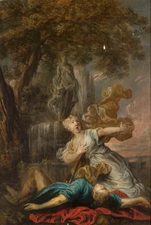 Pyramus and Thisbe by Gysbrecht Thys Oil Painting