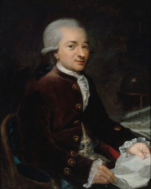 Portrait d'homme, autrefois maquille en Robespierre by H. Lefevre Oil Painting