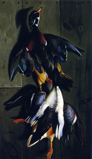 Hanging Game: Wood Duck and Mallard