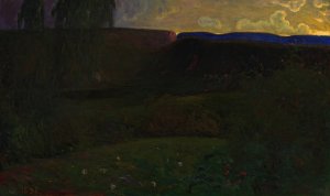 From Juvrestolen in Telemark by Halfdan Egedius Oil Painting