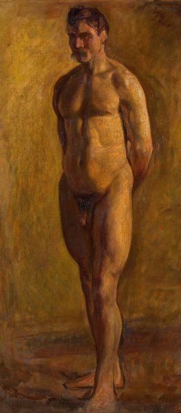 Mannsakt by Halfdan Egedius Oil Painting
