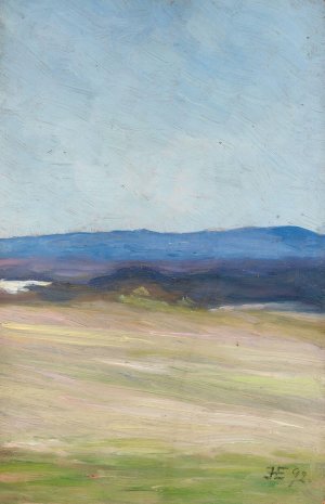 Summer Night, Telemark by Halfdan Egedius Oil Painting