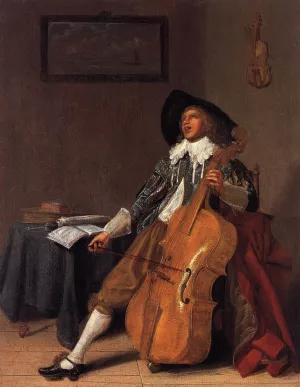 The Solo painting by Hals Nicolaes