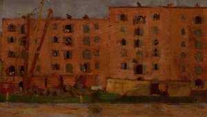 Brooklyn by Hamilton Easter Field Oil Painting