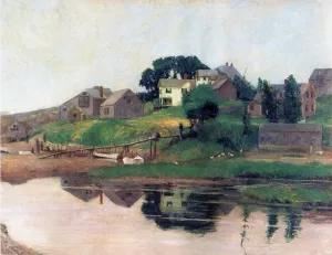 First Bridge, Perkins Cove Oil painting by Hamilton Easter Field