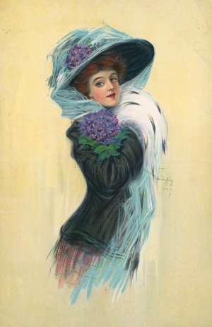 Violet by Hamilton King Oil Painting