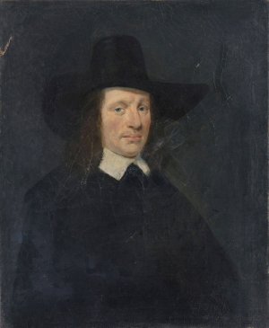 Portret van een man by Han Van Meegeren Oil Painting