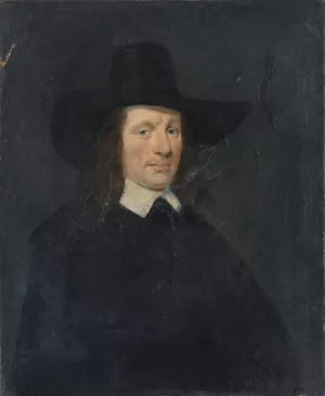 Portret van een man by Han Van Meegeren Oil Painting