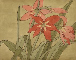 Amaryllis by Hannah Borger Overbeck Oil Painting