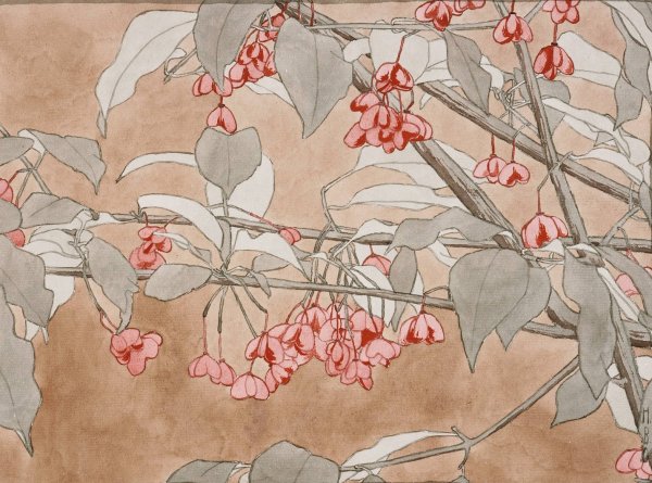Main Product Photo of Burning Bush  Painting by Hannah Borger Overbeck