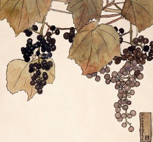 Frost Grape by Hannah Borger Overbeck Oil Painting