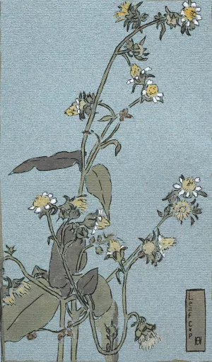 Leaf Cup by Hannah Borger Overbeck Oil Painting