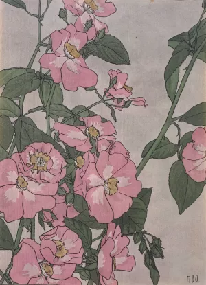 Prairie Rose by Hannah Borger Overbeck Oil Painting