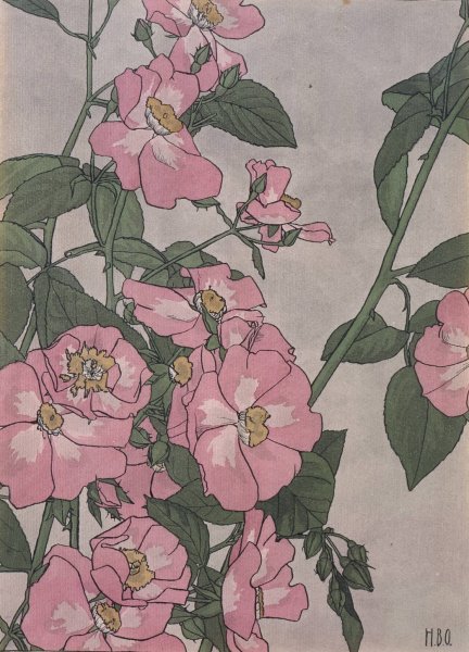 Main Product Photo of Prairie Rose  Painting by Hannah Borger Overbeck