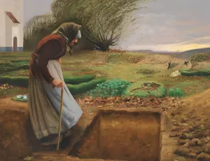 Efterar by Hans Andersen Brendekilde Oil Painting