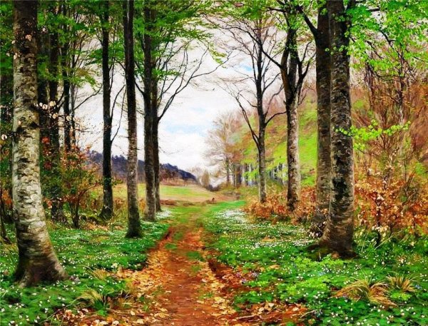 Main Product Photo of Spring Painting by Hans Anderson Brendekilde