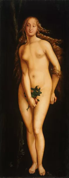 Eve Oil painting by Hans Baldung