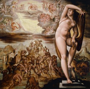 Allegory of Day by Hans Bock The Elder Oil Painting