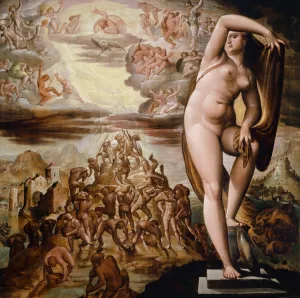 Allegory of Day by Hans Bock The Elder Oil Painting